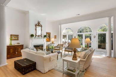 Classic and elegantly designed home with French provincial style on The Seabrook Island Club in South Carolina - for sale on GolfHomes.com, golf home, golf lot