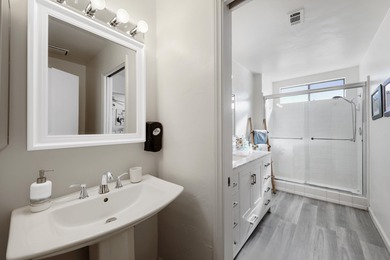 Stunning panoramic views of the southwest mountains overlooking on Rancho Las Palmas Country Club in California - for sale on GolfHomes.com, golf home, golf lot