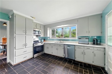 This stunning 4-bedroom, 3-bath home blends mid-century charm on James River Country Club in Virginia - for sale on GolfHomes.com, golf home, golf lot