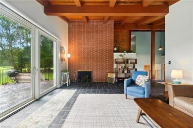 This stunning 4-bedroom, 3-bath home blends mid-century charm on James River Country Club in Virginia - for sale on GolfHomes.com, golf home, golf lot