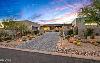 Golf Membership Available- This contemporary Desert Dream Home on Desert Mountain Golf Club - Renegade Course in Arizona - for sale on GolfHomes.com, golf home, golf lot