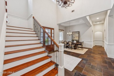 This timeless six-bedroom, five bath Shingle-style estate blends on Eagles Pointe Golf Club in South Carolina - for sale on GolfHomes.com, golf home, golf lot
