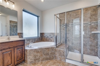 Discover the perfect blend of comfort and convenience in this on Plum Creek Golf Club in Texas - for sale on GolfHomes.com, golf home, golf lot