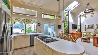 Contemporary, two story brick home has elegance and style on Spruce Creek Golf Club in Florida - for sale on GolfHomes.com, golf home, golf lot