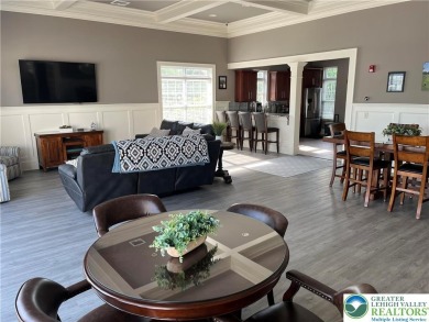 First floor end unit 2 bedroom, 2 bath condo with no stairs on The Club At Morgan Hill in Pennsylvania - for sale on GolfHomes.com, golf home, golf lot