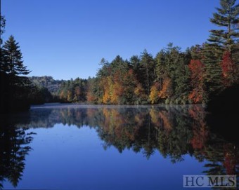 A large estate-sized lake front lot, off-campus to Highlands on Highlands Country Club in North Carolina - for sale on GolfHomes.com, golf home, golf lot