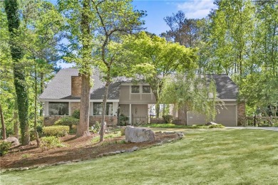 This chic style home is truly unique & offers a breathtaking on Country Club of Roswell in Georgia - for sale on GolfHomes.com, golf home, golf lot