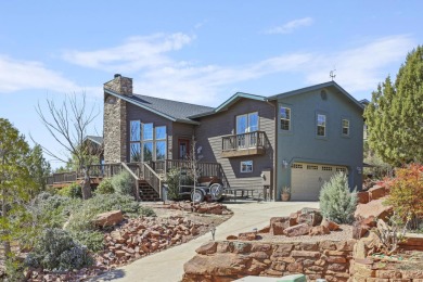This Tuscany-inspired home, perched atop a hill in the highly on Payson Golf Course in Arizona - for sale on GolfHomes.com, golf home, golf lot