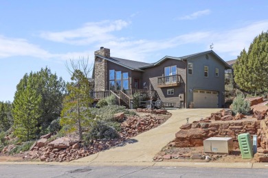 This Tuscany-inspired home, perched atop a hill in the highly on Payson Golf Course in Arizona - for sale on GolfHomes.com, golf home, golf lot