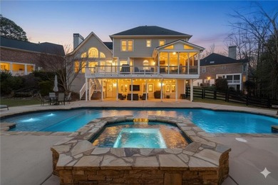 Welcome home to timeless style perfectly positioned on a private on Woodmont Golf and Country Club in Georgia - for sale on GolfHomes.com, golf home, golf lot