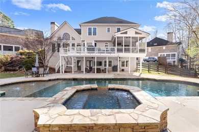 Welcome home to timeless style perfectly positioned on a private on Woodmont Golf and Country Club in Georgia - for sale on GolfHomes.com, golf home, golf lot