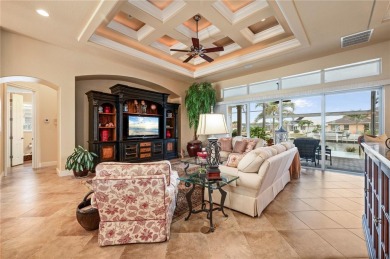 Experience exceptional waterfront living in this custom-built on Twin Isles Country Club in Florida - for sale on GolfHomes.com, golf home, golf lot