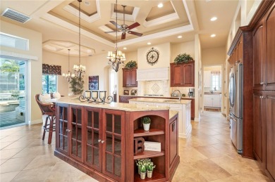 Experience exceptional waterfront living in this custom-built on Twin Isles Country Club in Florida - for sale on GolfHomes.com, golf home, golf lot