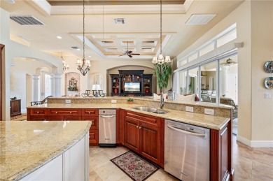 Experience exceptional waterfront living in this custom-built on Twin Isles Country Club in Florida - for sale on GolfHomes.com, golf home, golf lot