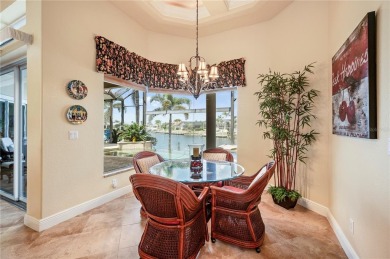 Experience exceptional waterfront living in this custom-built on Twin Isles Country Club in Florida - for sale on GolfHomes.com, golf home, golf lot