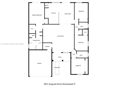 Beautiful 4-bedroom, 3-bath home nestled in the serene, gated on Keys Gate Golf Club in Florida - for sale on GolfHomes.com, golf home, golf lot