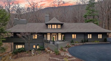 This exceptional mountain estate is a true architectural on Big Canoe Golf Club - Cherokee in Georgia - for sale on GolfHomes.com, golf home, golf lot