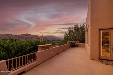Perching above the valley of the Sedona Golf Resort and the on Sedona Golf Resort in Arizona - for sale on GolfHomes.com, golf home, golf lot