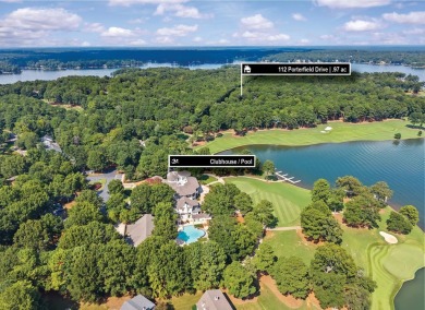 SWEEPING LAKE VIEWS, STEPS FROM THE 18TH HOLE AT GREAT WATERS on Great Waters Course At Reynolds Plantation in Georgia - for sale on GolfHomes.com, golf home, golf lot