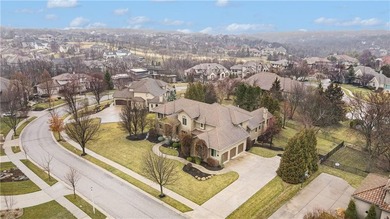 Exquisite 5 bedroom estate home in the sought-after golf course on Falcon Ridge Golf Course in Kansas - for sale on GolfHomes.com, golf home, golf lot