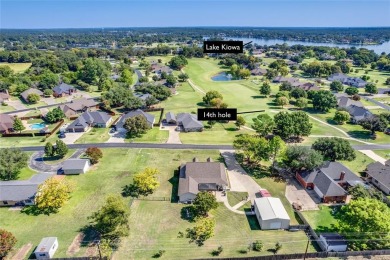 Stunning home, remodeled in 2023, situated on a .684 acre lot on Lake Kiowa Golf Course in Texas - for sale on GolfHomes.com, golf home, golf lot