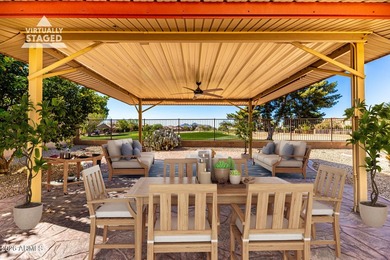 -Beautiful, oversized dream back yard - chill under the massive on Las Colinas Golf Club in Arizona - for sale on GolfHomes.com, golf home, golf lot