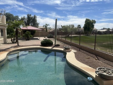 -Beautiful, oversized dream back yard - chill under the massive on Las Colinas Golf Club in Arizona - for sale on GolfHomes.com, golf home, golf lot