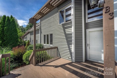 You must see this light-filled, two-story end unit condo at The on Black Mountain Golf Course in North Carolina - for sale on GolfHomes.com, golf home, golf lot