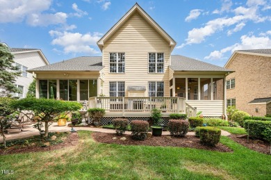 Welcome to this beautifully maintained brick-front home nestled on Brier Creek Country Club in North Carolina - for sale on GolfHomes.com, golf home, golf lot