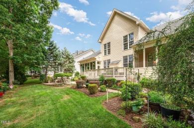 Welcome to this beautifully maintained brick-front home nestled on Brier Creek Country Club in North Carolina - for sale on GolfHomes.com, golf home, golf lot