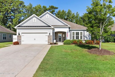Stunning Single-Level Sanctuary in Calabash! Discover your dream on Farmstead Golf Links in North Carolina - for sale on GolfHomes.com, golf home, golf lot