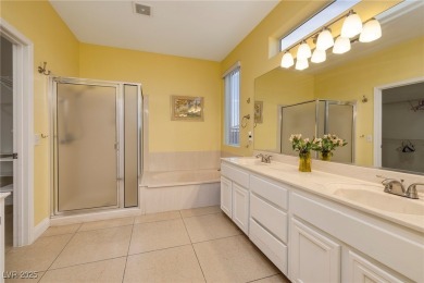 Lovely mountain views in Sun City Anthem! A charming gated front on Revere Golf Club in Nevada - for sale on GolfHomes.com, golf home, golf lot