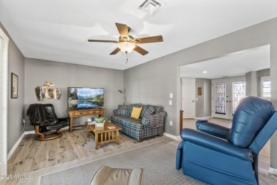 THIS 4 BEDROOM Expanded Augusta ON THE GOLF COURSE is sure to on Stardust Golf Course in Arizona - for sale on GolfHomes.com, golf home, golf lot