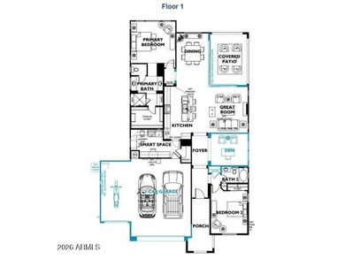 Welcome to this brand-new home in Trilogy at Verde River on a on Vista Verde Golf Course in Arizona - for sale on GolfHomes.com, golf home, golf lot