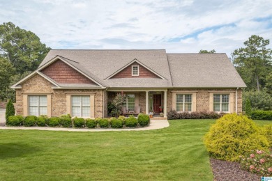 This full brick home in the Alexandria school district, built in on Indian Oaks Golf Club in Alabama - for sale on GolfHomes.com, golf home, golf lot