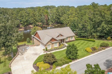 This full brick home in the Alexandria school district, built in on Indian Oaks Golf Club in Alabama - for sale on GolfHomes.com, golf home, golf lot