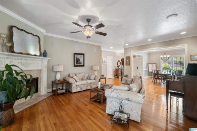 This full brick home in the Alexandria school district, built in on Indian Oaks Golf Club in Alabama - for sale on GolfHomes.com, golf home, golf lot