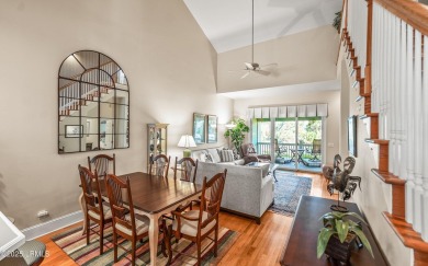 Unwind on your screened porch with front-row views of Davis on Ocean Creek Golf Course in South Carolina - for sale on GolfHomes.com, golf home, golf lot