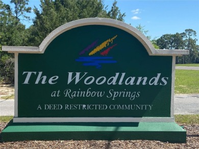 WELCOME TO THE WOODLANDS AT RAINBOW SPRINGS.  This 1.01 acre lot on Rainbows End Golf Club in Florida - for sale on GolfHomes.com, golf home, golf lot