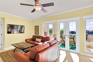 Enjoy stunning views of the aqua range and 9th fairway from this on Oak Harbor Country Club in Florida - for sale on GolfHomes.com, golf home, golf lot