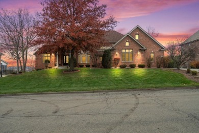 Nestled in a private upscale community, this stunning CUSTOM on Crystal Tree Golf and Country Club in Illinois - for sale on GolfHomes.com, golf home, golf lot