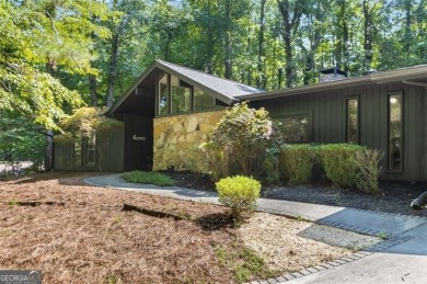 Welcome to this beautiful mid-century ranch-style house located on Rivermont Golf and Country Club in Georgia - for sale on GolfHomes.com, golf home, golf lot