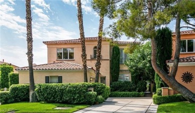 Spectacular golf and mountain views await at this amazing home on Canyon Gate Country Club in Nevada - for sale on GolfHomes.com, golf home, golf lot