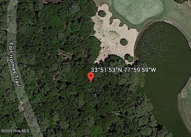 Beautiful golf course homesite with views of the lagoon and on Bald Head Island Golf Club in North Carolina - for sale on GolfHomes.com, golf home, golf lot
