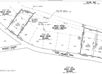 Beautiful golf course homesite with views of the lagoon and on Bald Head Island Golf Club in North Carolina - for sale on GolfHomes.com, golf home, golf lot
