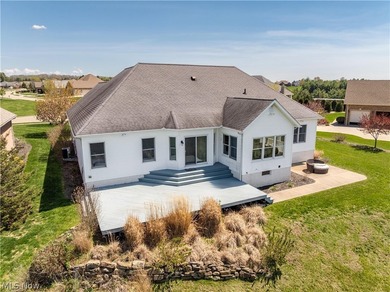 This beautifully maintained 3-bedroom, 3-bath ranch backs on Oak Shadows Golf Club in Ohio - for sale on GolfHomes.com, golf home, golf lot