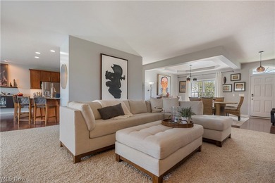 This beautifully maintained 3-bedroom, 3-bath ranch backs on Oak Shadows Golf Club in Ohio - for sale on GolfHomes.com, golf home, golf lot