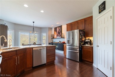 This beautifully maintained 3-bedroom, 3-bath ranch backs on Oak Shadows Golf Club in Ohio - for sale on GolfHomes.com, golf home, golf lot