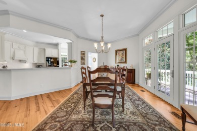 Nestled on a private one-acre homesite, this 3-bedroom, 2.5-bath on Callawassie Island Club in South Carolina - for sale on GolfHomes.com, golf home, golf lot