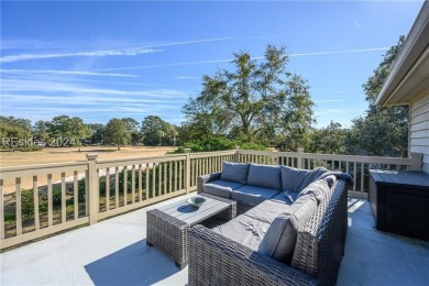 Coastal vibes abound in this 3-bedroom, 2.5-bath home in Moss on Moss Creek Golf Club in South Carolina - for sale on GolfHomes.com, golf home, golf lot